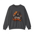 Men’s Spooky Season Halloween Sweatshirt | Skull Pumpkin Crewneck