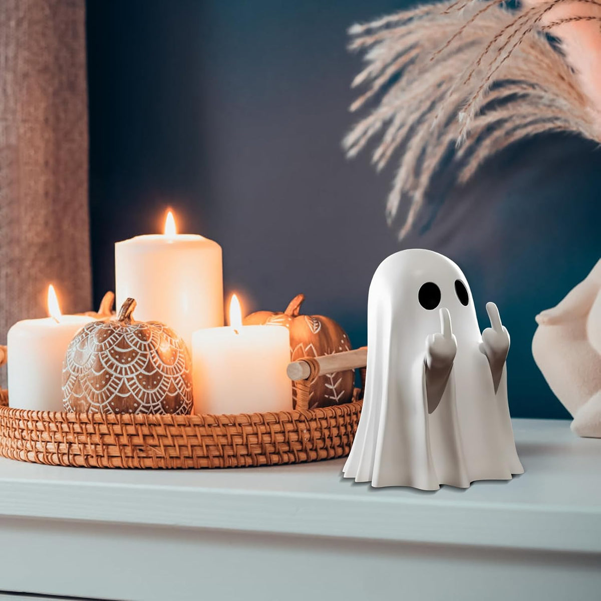 Cute Halloween Ghost Figurines